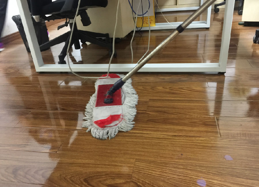 雨花台区木地板保洁案例